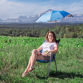 KT-SP-131Z KINGTUL Кресло складное для кемпинга в комплекте с зонтом(54х45х85см, в слож. виде 80х54см, Ø трубы