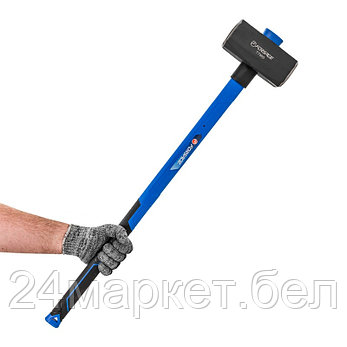 F-T7880 Forsage Кувалда с фиберглассовой ручкой и резиновой противоскользящей накладкой (8000г,L ручки-800мм), фото 2