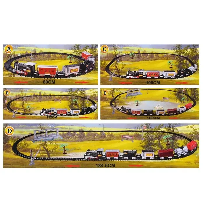 Железная дорога игрушечная JHX6678 на батарейках - фото 4 - id-p218348450