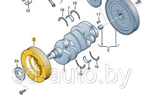 Шкив коленвала 2.7TDI | 3.0TDI VAG