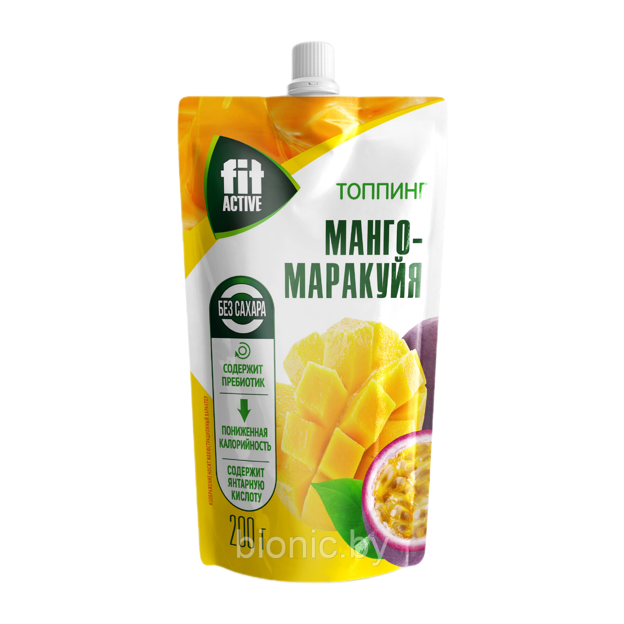 Топпинг "Манго-Маракуйя" Fit Active, 200 г (дойпак),