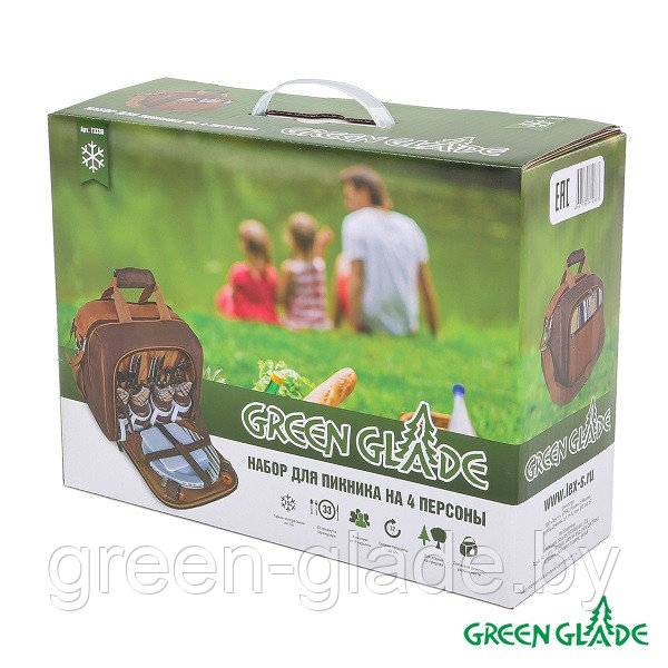 Набор для пикника Green Glade Т3338 15л / 34 предмета - фото 4 - id-p1821314