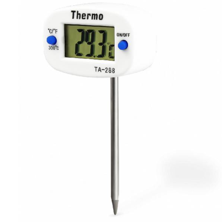 Термометр электронный белый ТА 288 (4 см) - фото 1 - id-p218353115
