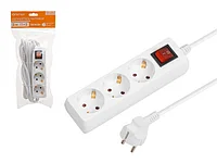 Удлинитель 3м (3 роз., 3,5кВт, с/з, выкл, ПВС 3х1,5) Юпитер (ЮПИТЕР) (JP8105-20)