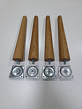 Ножки для мебели из дуба от 180 мм до 400 мм (диаметр 45  мм х 25 мм) без наконечника