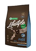 NPLifestyle Grain Free White Fish Sterilised Adult Cat- корм для стерилизованых кошек 400г(Литва)