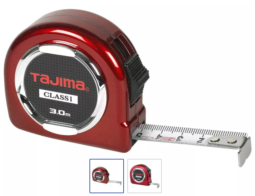 Рулетка 1-го класса точности TAJIMA HI LOCK CLASS 1, 3м/16мм - фото 1 - id-p218366995