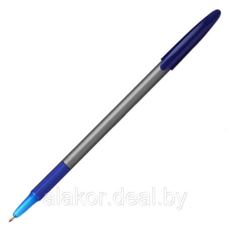 Ручка шариковая Cello Office Grip, 0.7, корпус серый, цвет синий - фото 1 - id-p218367000