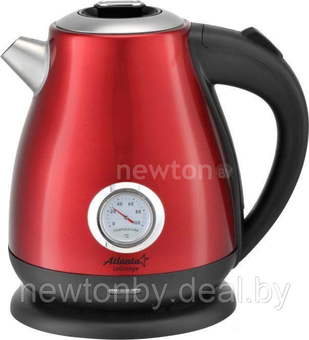Электрический чайник Atlanta ATH-2440 (красный) - фото 1 - id-p188565013