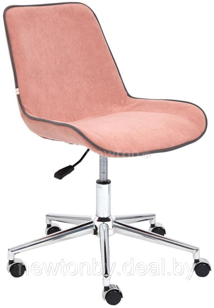 Кресло TetChair Style (флок, розовый) - фото 1 - id-p218373522