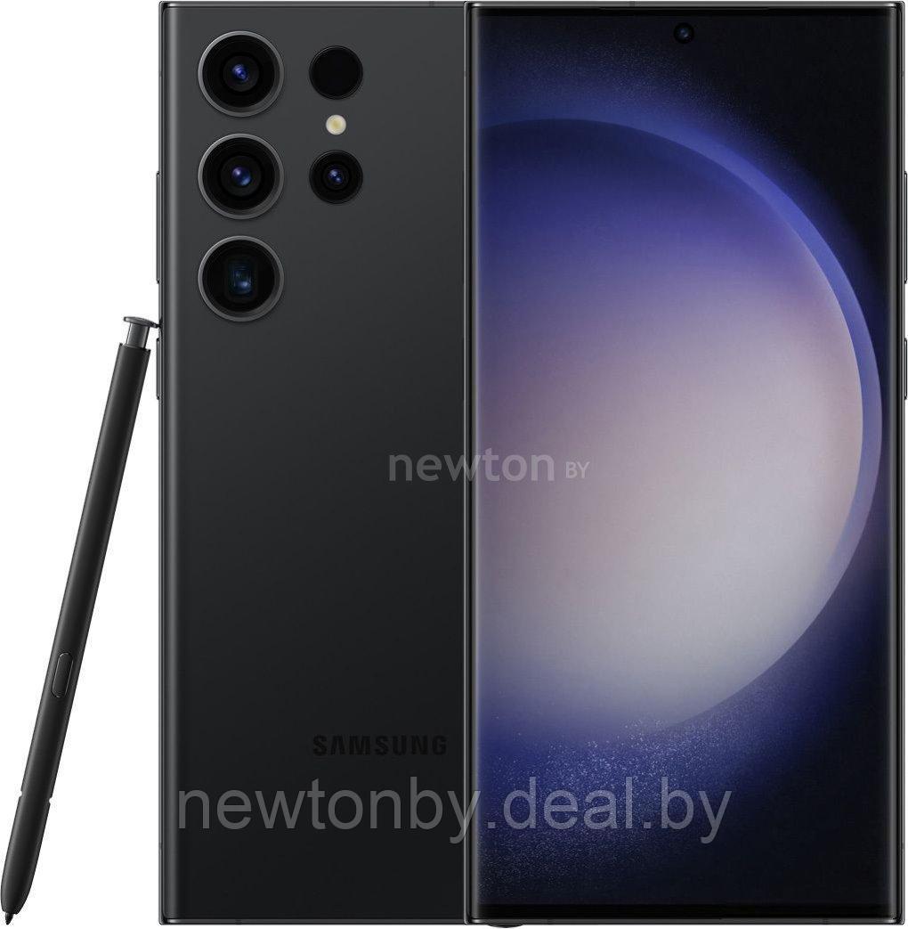 Смартфон Samsung Galaxy S23 Ultra SM-S918B/DS 12GB/512GB (черный фантом) - фото 1 - id-p200370300
