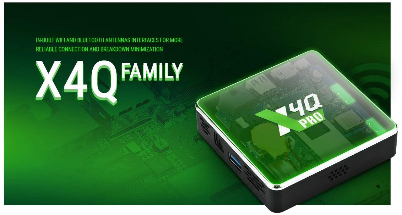Смарт ТВ приставка Ugoos X4Q Pro S905X4 4G + 32G андроид TV Box - фото 7 - id-p218374368