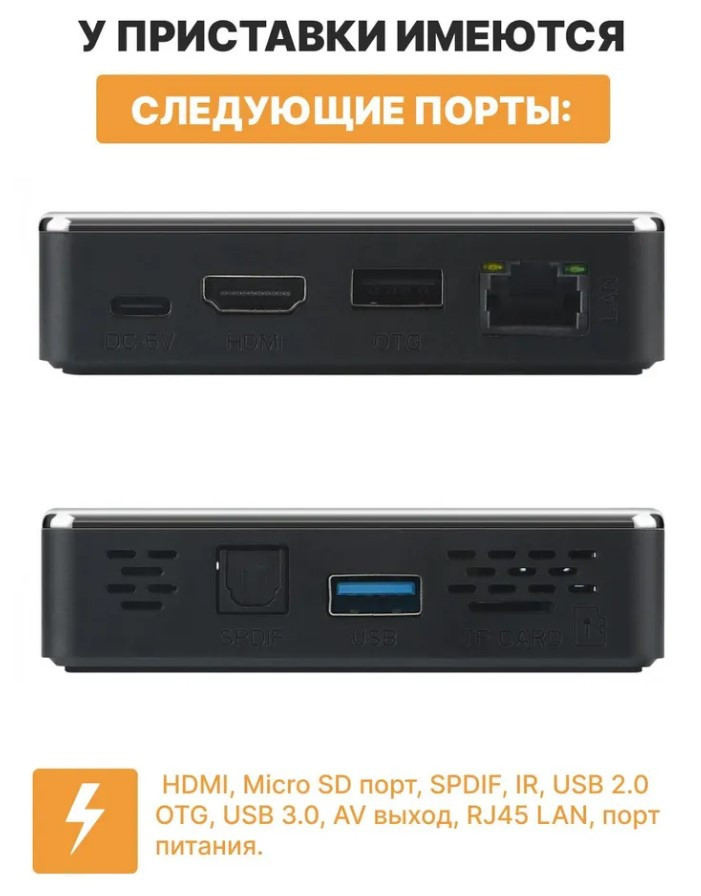 Смарт ТВ приставка Ugoos X4Q Plus S905X4 4G + 64G андроид TV Box - фото 4 - id-p218374718