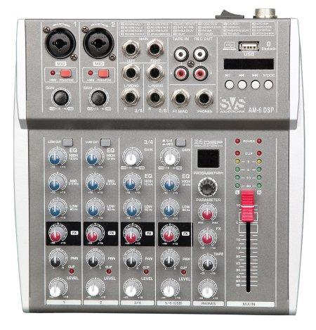 Аналоговый микшерный пульт SVS Audiotechnik mixers AM-6 DSP - фото 1 - id-p218375681