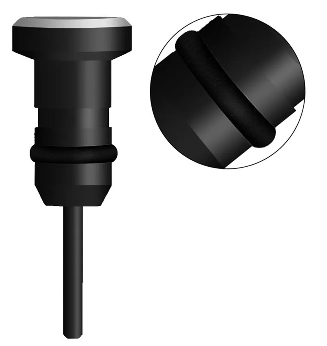 Заглушки для защиты портов USB-C и AUX от пыли 2 шт SIPL - фото 5 - id-p218375700