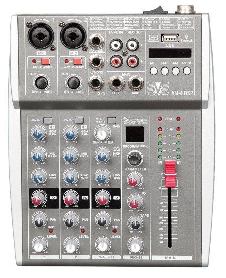 Аналоговый микшерный пульт SVS Audiotechnik mixers AM-4 DSP - фото 1 - id-p218375690