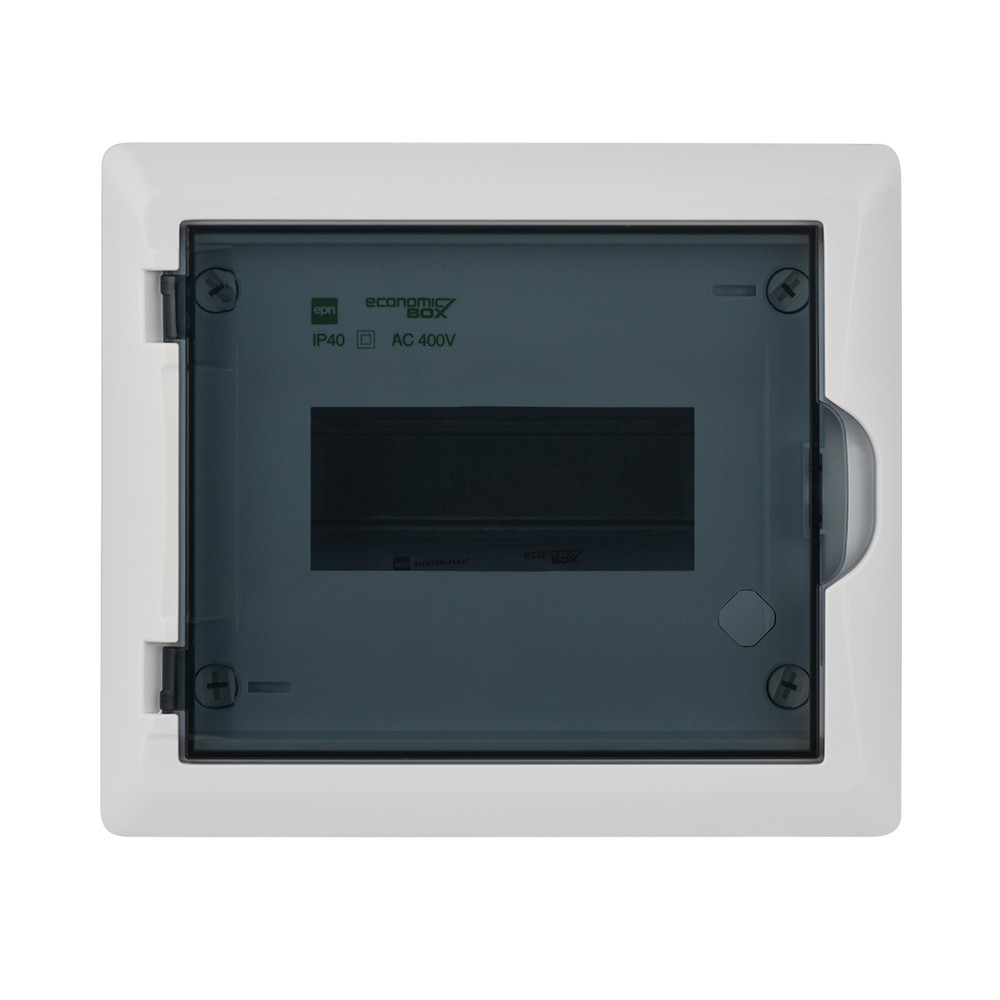Elektro-Plast ECO BOX 8M дымчатая дверь, IP40 электрощит встраиваемый 2512-01 - фото 1 - id-p218329010