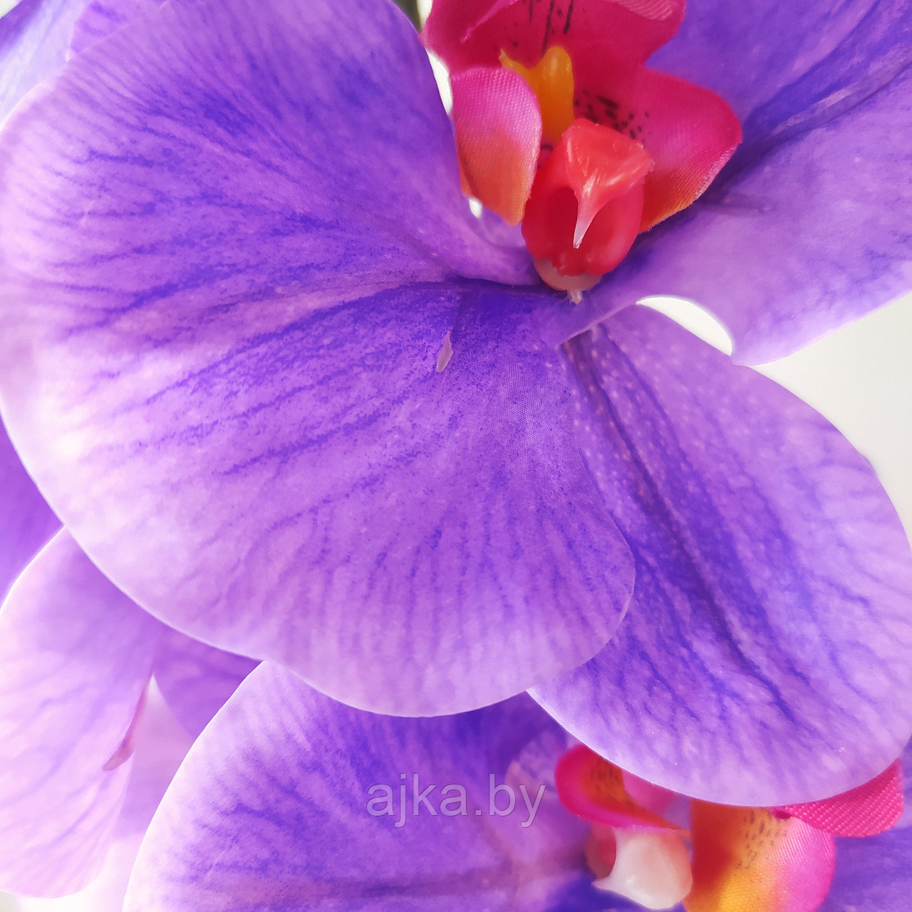 Орхидея силиконовая 90 см, цвет сиреневый - фото 2 - id-p218375989