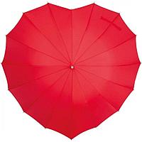 Зонт-трость в форме сердца "238605", красный