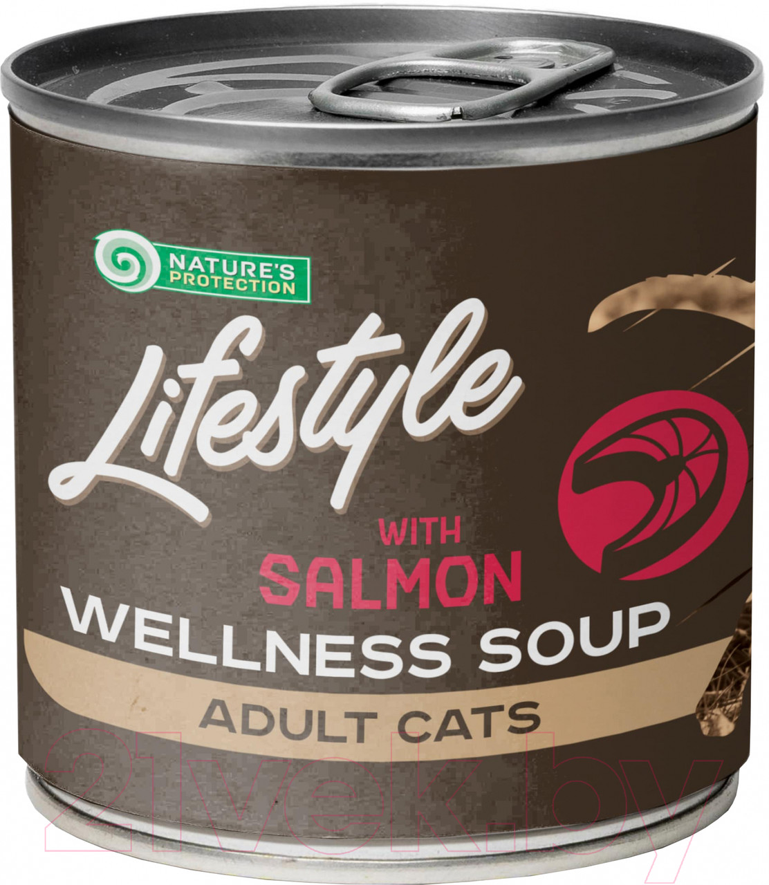 NP Lifestyle Sterilized суп с лососем для кошек, 140мл(Литва) - фото 1 - id-p218376962