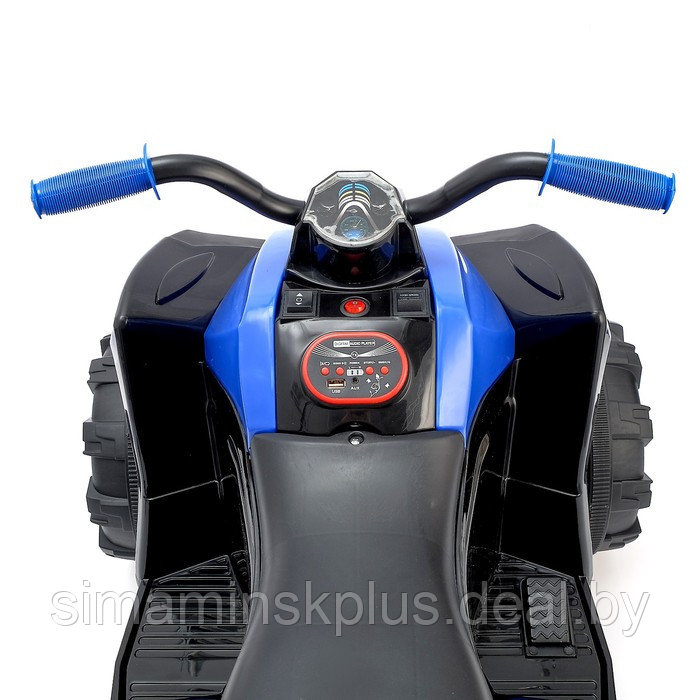 Электромобиль «Квадроцикл», 2 мотора, цвет синий - фото 6 - id-p218377336