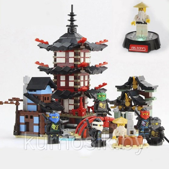 Конструктор 76013 Leduo Ninjago Ниндзяго Храм Аэроджитсу, 810 деталей - фото 4 - id-p218377481