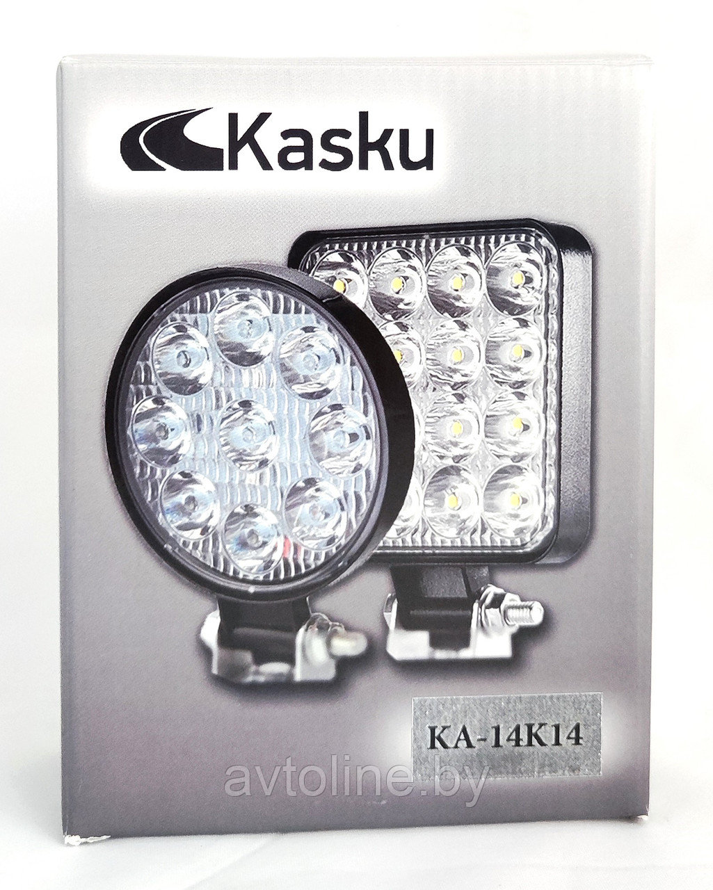 Фара светодиодная KASKU круглая 14 светодиодов 14 Вт KA-14K14 - фото 3 - id-p125111162