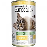 Eurocat влажный корм для кошек с курицей, 415 г(Венгрия)