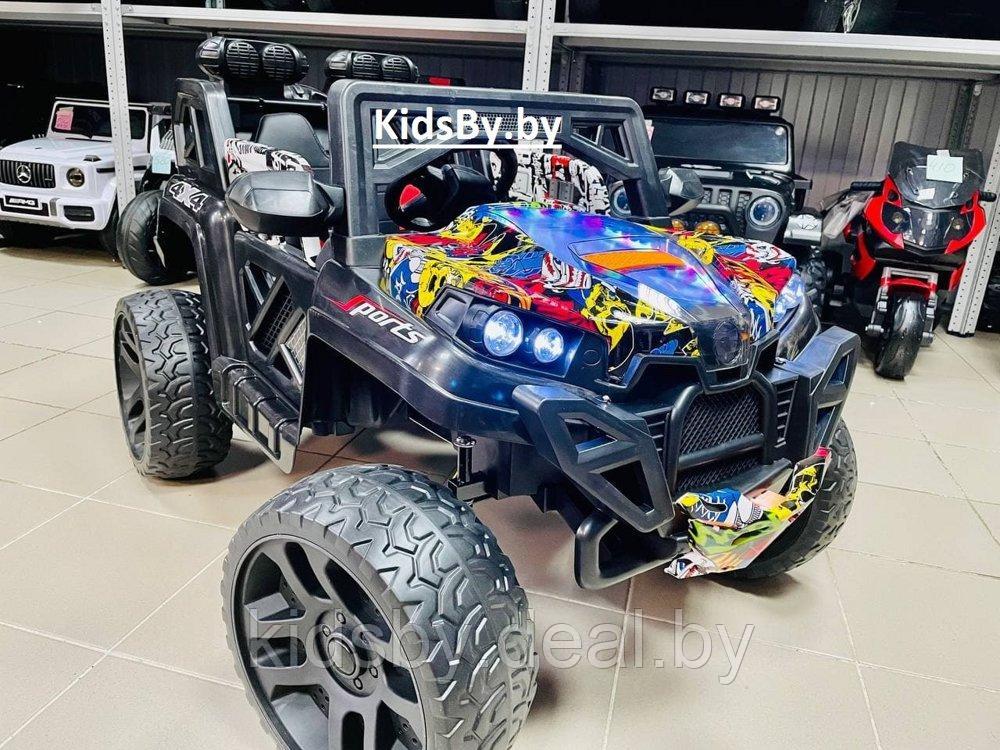 Детский электромобиль Electric Toys Jeep Trip Lux 4x4 (камуфляж) полный привод - фото 1 - id-p159482765