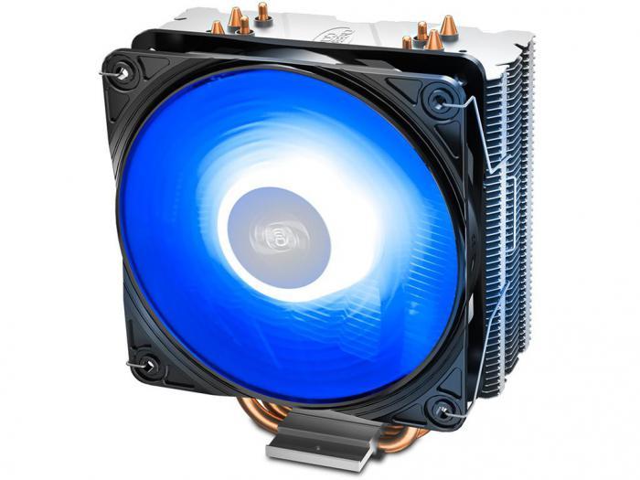 Кулер DeepCool Gammaxx 400 V2 Blue (Intel LGA1151/1150/1155/1366 AMD AM4/AM3+/AM3/AM2+/AM2/FM2+/FM2/FM1) - фото 1 - id-p218378242