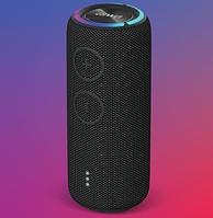 Портативная bt колонка акустическая система с led подсветкой mp3 FM радио AUX и bluetooth AIWA PAS-H300 черная