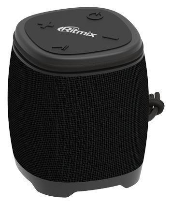 Портативная bt колонка акустическая музыкальная fm mp3 с bluetooth радио и флешкой RITMIX SP-310B черный - фото 1 - id-p218378416