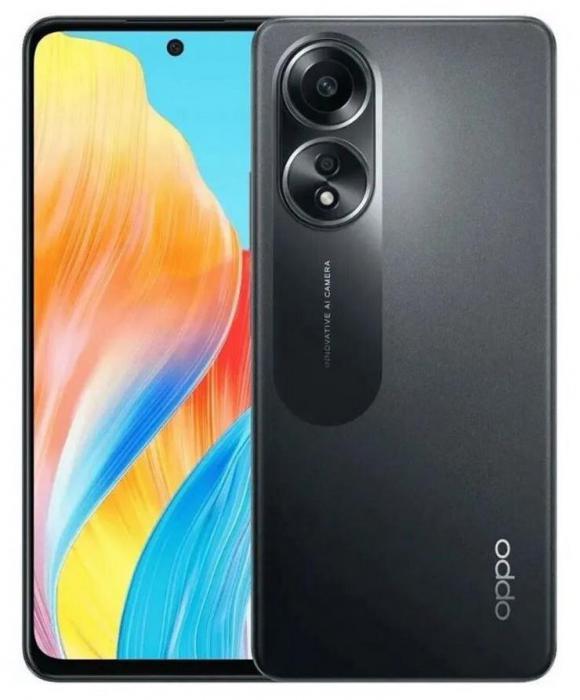 OPPO A58 CPH2577 6/128Gb Black (631001000333) - фото 1 - id-p218378518