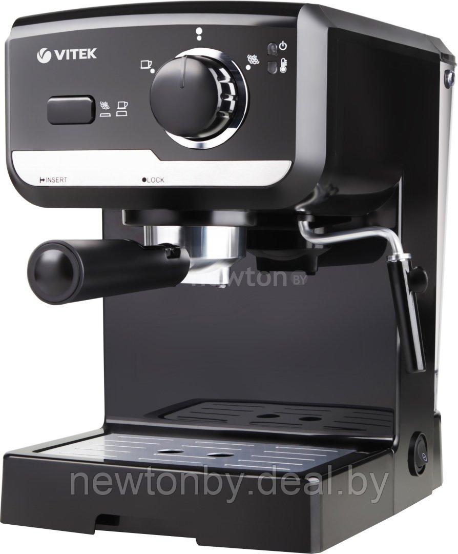 Рожковая помповая кофеварка Vitek VT-1502 BK - фото 1 - id-p201896402