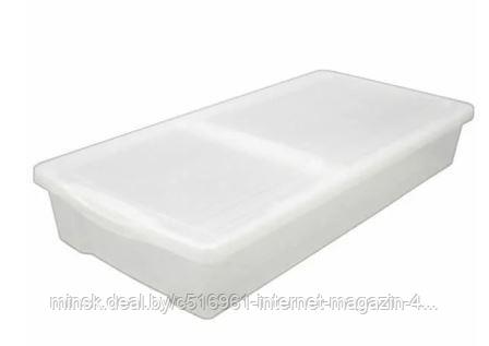 Короб для хранения пластиковый IRIS UNDER-BED PLASTIC BOX 46л, прозрачный - фото 1 - id-p218382596