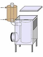 Водогрей для печей на отработке POLARUS