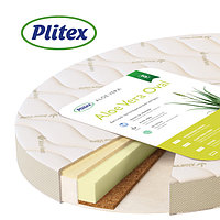 Матрас овальный Plitex Aloe vera Oval, 125х75х10см