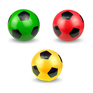 Мяч д. 200мм Футбол (красный,желтый,зеленый, белый) арт. Р2-200