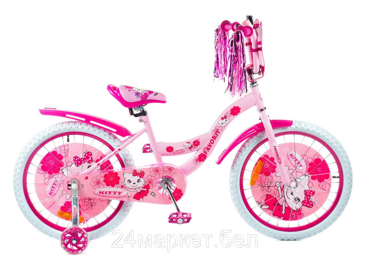 Детский велосипед Favorit Kitty 20 KIT-20PN (розовый) - фото 1 - id-p218398815