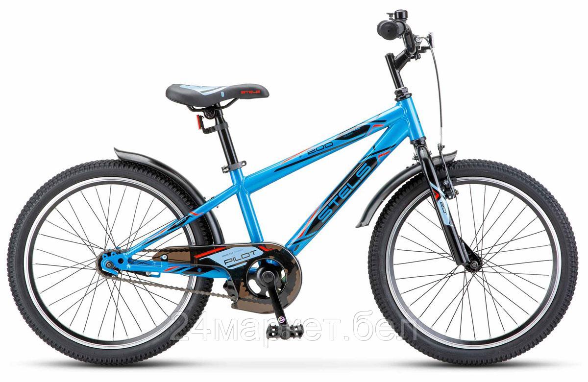 Детский велосипед Stels Pilot 20 200 VC Z010 (черный/салатовый, рама 12) - фото 1 - id-p218398816