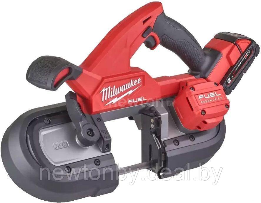 Ленточная пила Milwaukee Fuel M18 FBS85-202C 4933471497 (с 2-мя АКБ, кейс) - фото 1 - id-p201825672