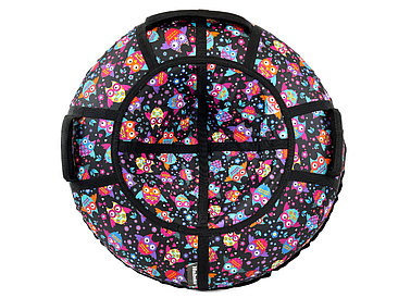 Тюбинг Hubster Люкс Pro 100 см (совы, черный)