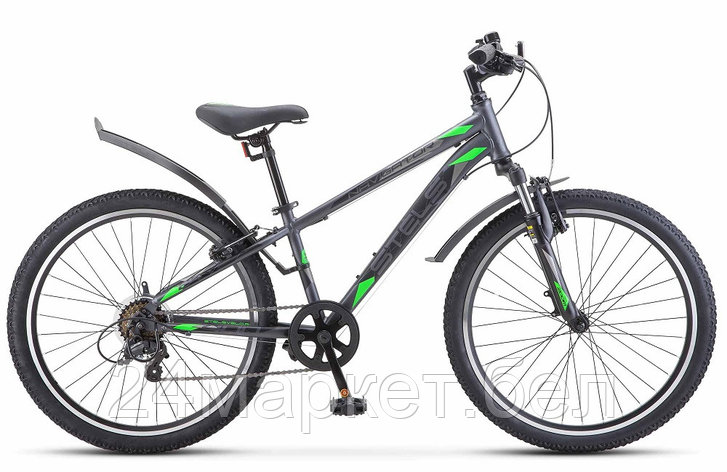 Велосипед 24 Stels Navigator 400 V F020 (рама 12) Серый/зеленый, LU097253 Stels, фото 2