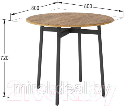 Обеденный стол Калифорния мебель Медисон - фото 2 - id-p218400174