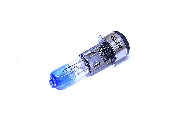 Лампа 12в 35/35Вт фарная галоген BA20D(12V35W35W)  СИНЯЯ