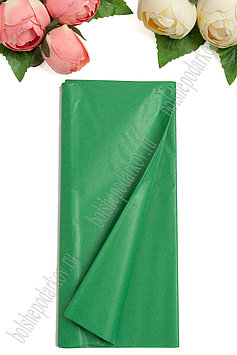 Бумага тишью 50*66 см (10 листов), зеленый №355