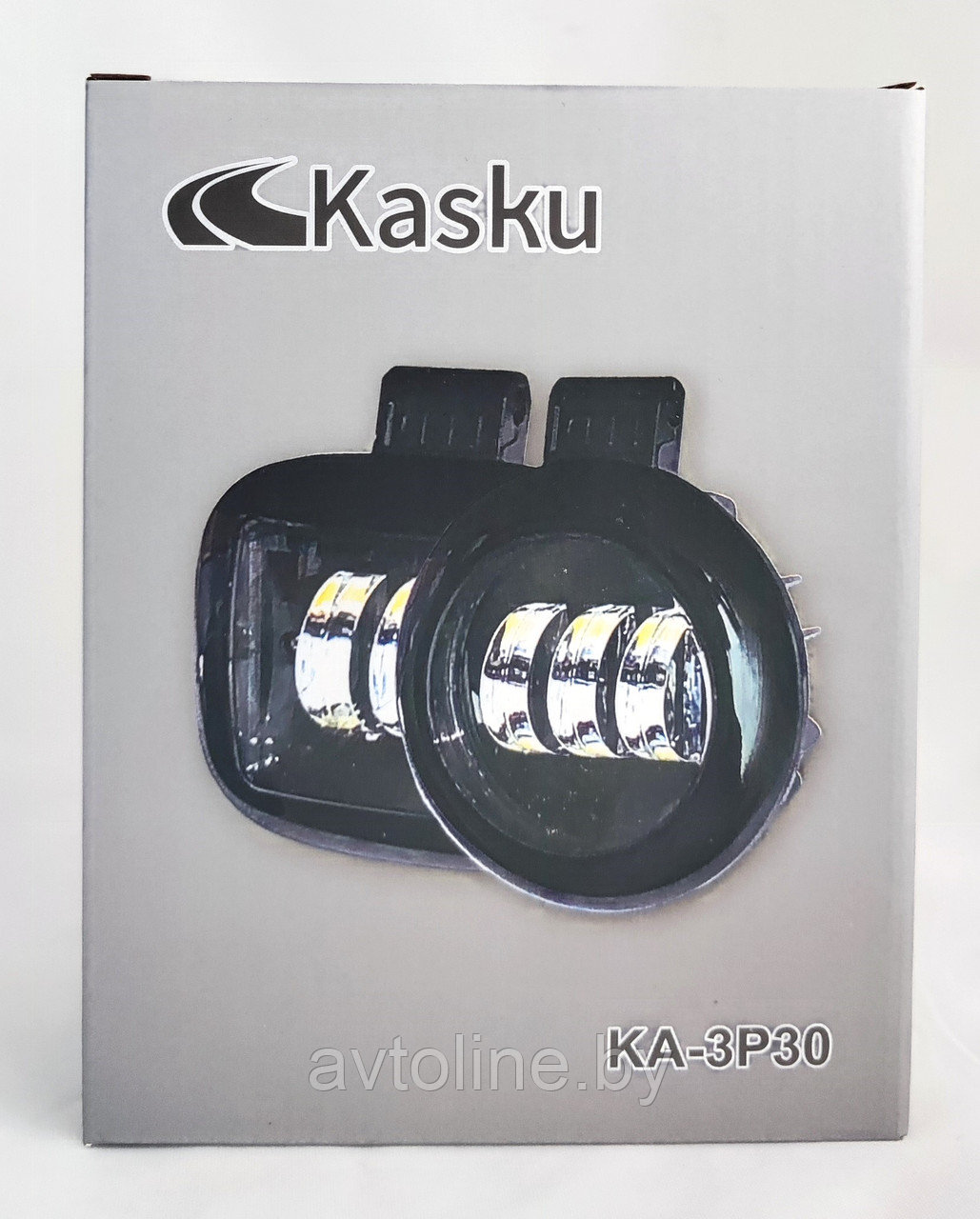 Фара светодиодная квадратная линзовая 3 светодиода 30 Вт KASKU KA-3P30 - фото 3 - id-p125111165