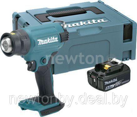 Промышленный фен Makita DHG180RT1J (с 1-им АКБ) - фото 1 - id-p216358079