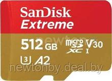 Карта памяти SanDisk Extreme SDSQXAV-512G-GN6MA microSDXC 512GB