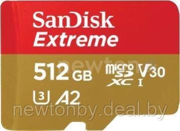 Карта памяти SanDisk Extreme SDSQXAV-512G-GN6MA microSDXC 512GB - фото 1 - id-p213403228